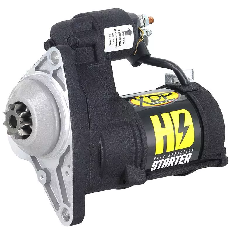 XDP Wrinkle Black Gear Reduction Starter For 01-16 6.6 Duramax